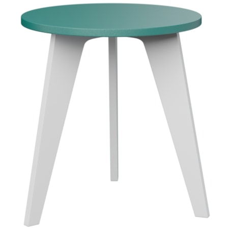 Nordic Round End Table