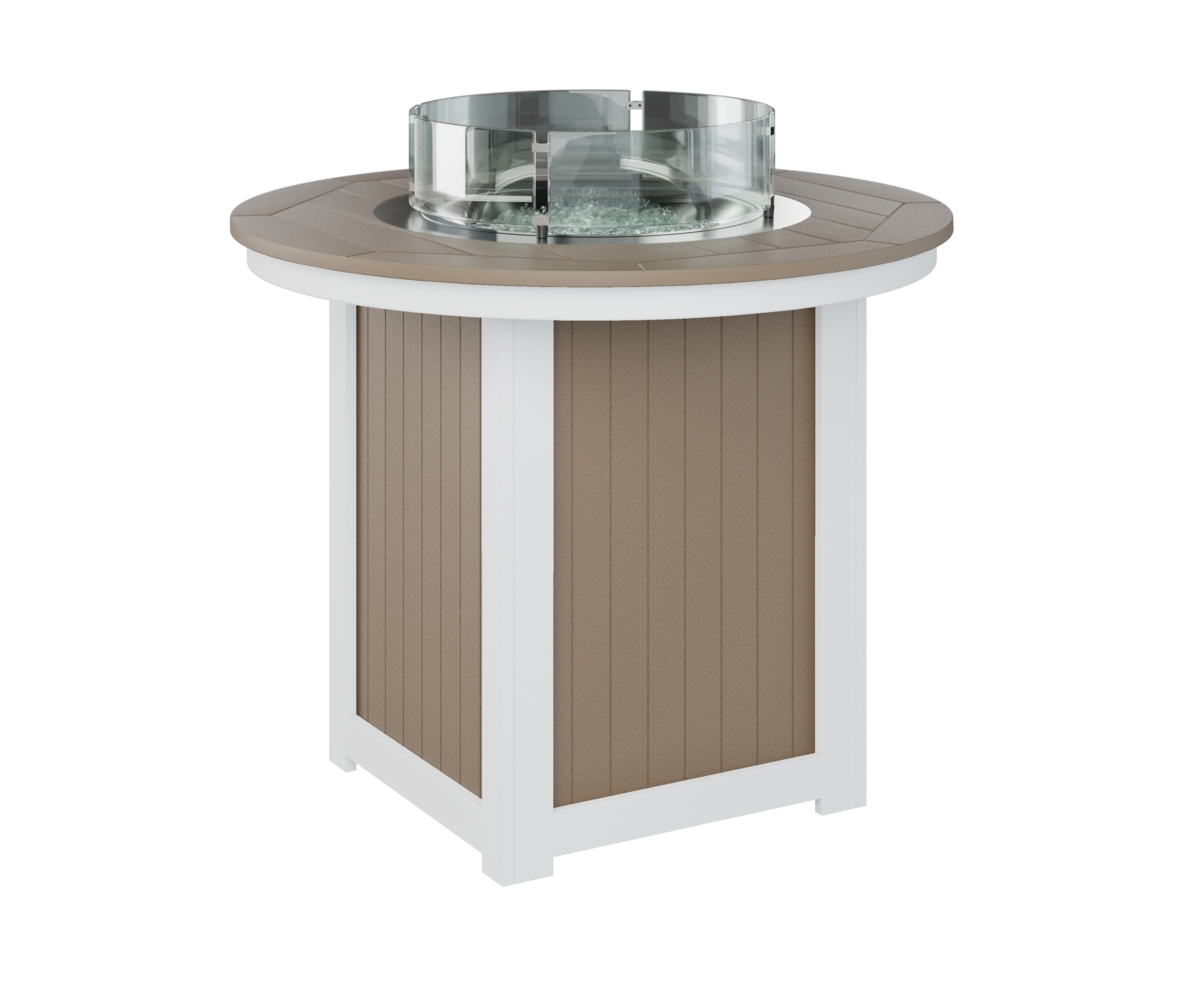 44" Round Counter-Height Fire Table
