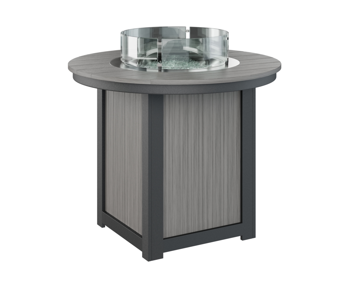 Donoma 44" Round Counter-Height Fire Table