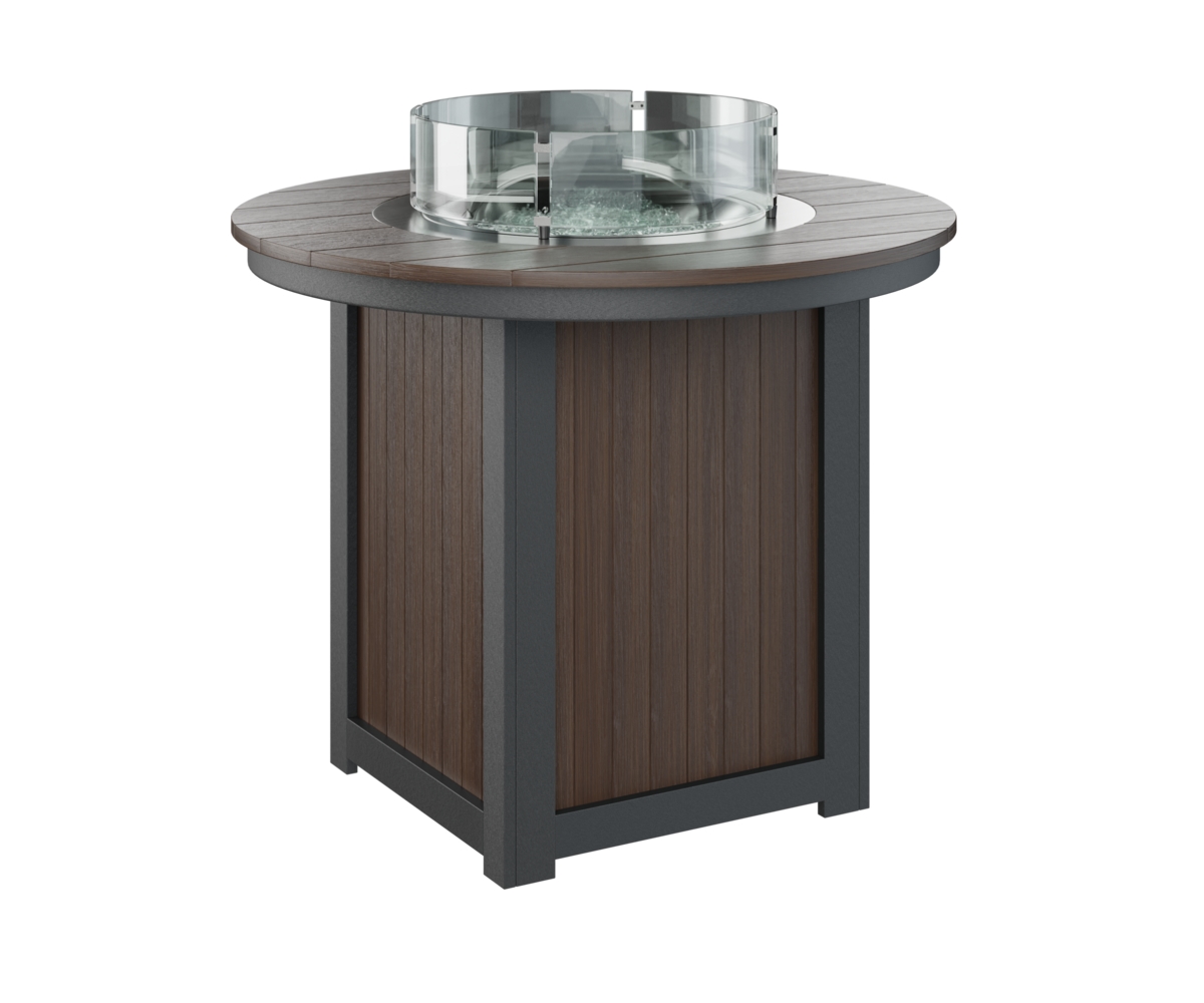 Donoma 44" Round Counter-Height Fire Table