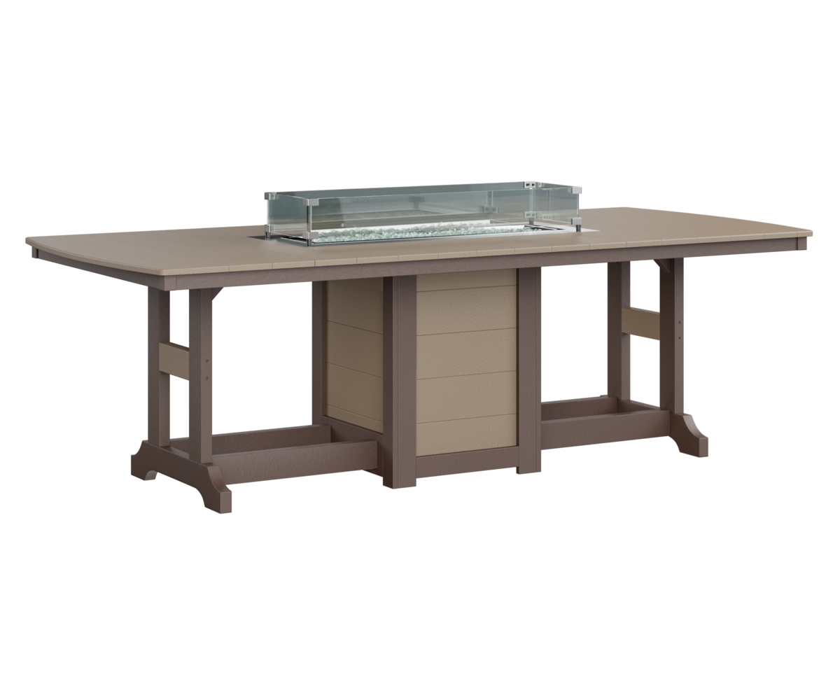 Gc 44X96 Rec Fire Table Dining