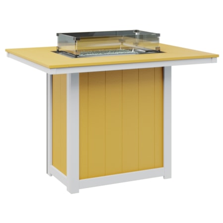 42" x 54" Bar-Height Fire Table