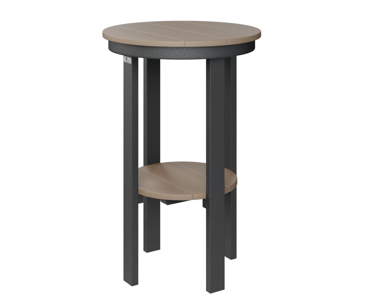 Round End Table Bar