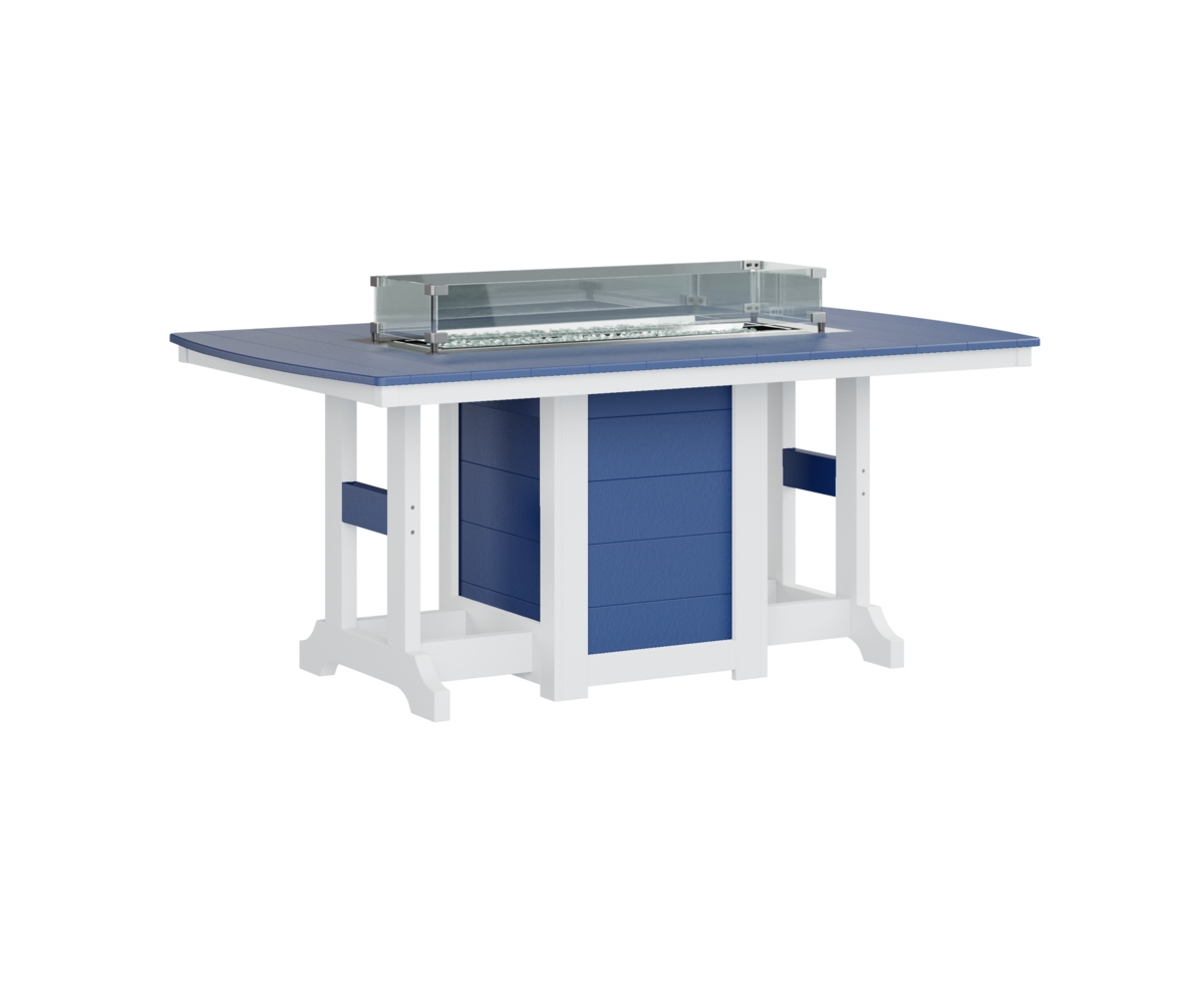 Gc 44X72 Rec Fire Table Dining