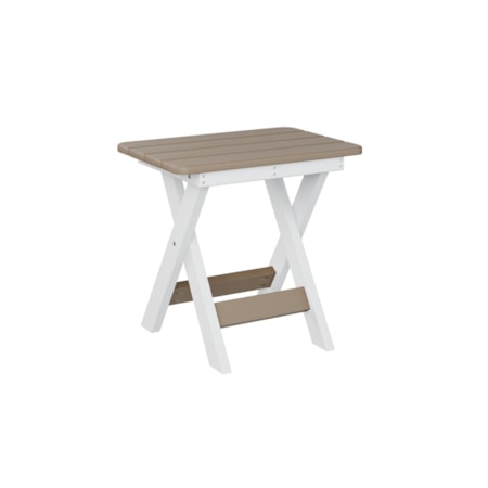 Folding End Table