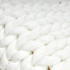 Hush Knit 15lbs Cream Cotton Knit Weighted Blanket