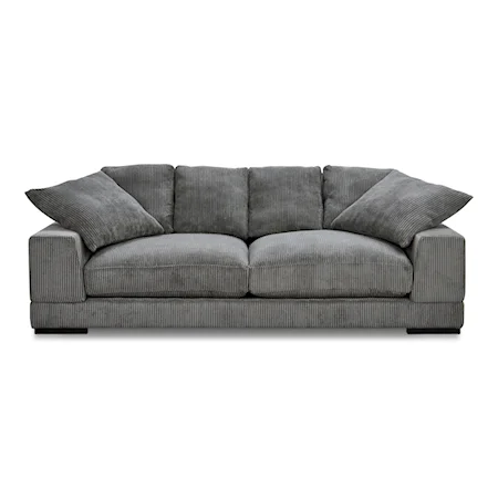 Charcoal Plunge Sofa