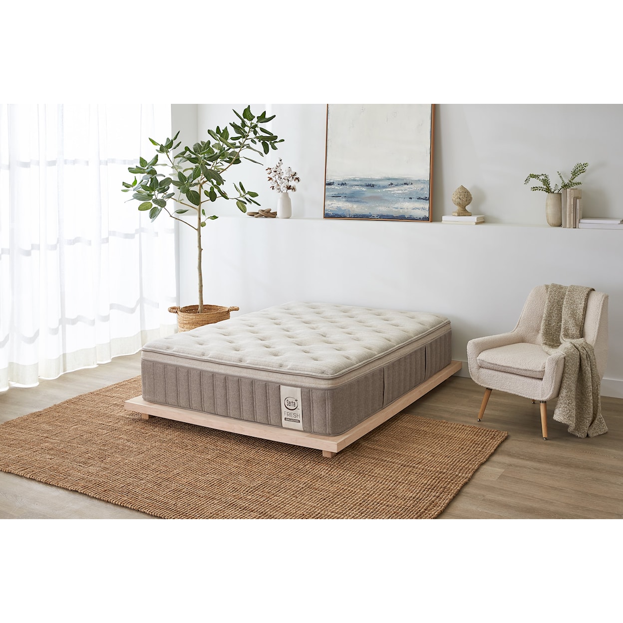 Serta Canada Fresh Queen Watershed 15" Med Mattress