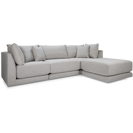 3 Piece Sectional - Ottoman Not Included