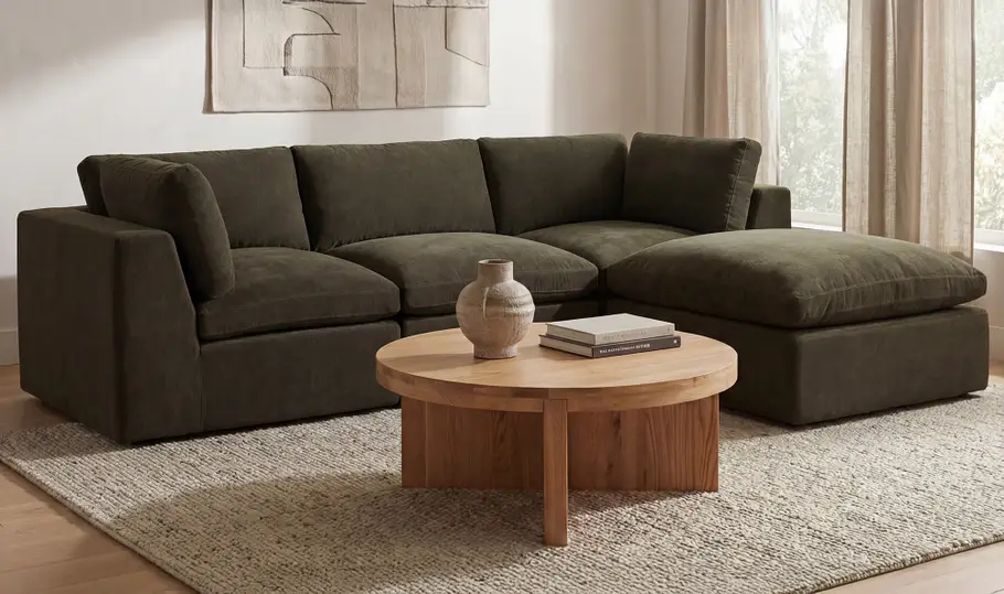 Slipper Chair Dark Green