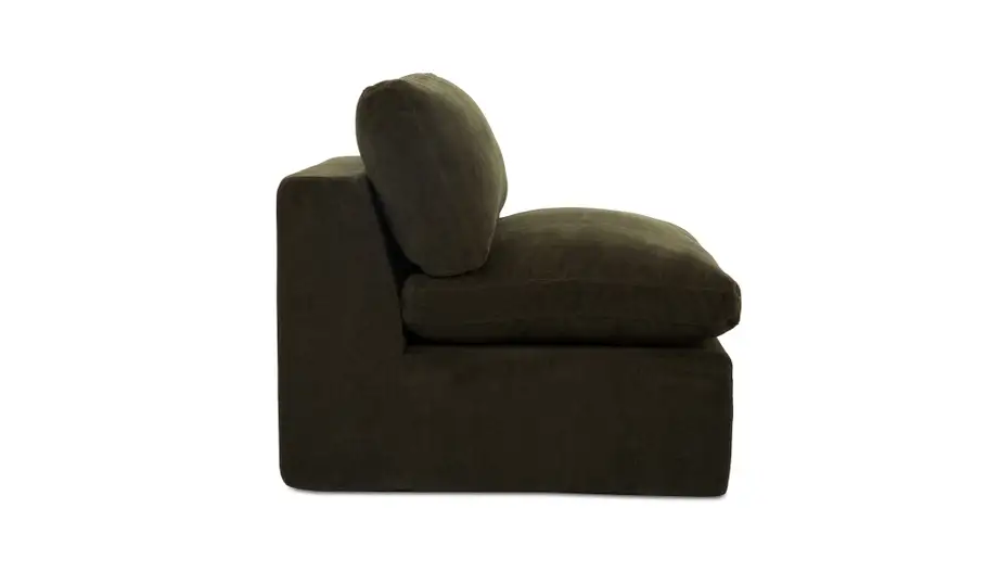 Slipper Chair Dark Green