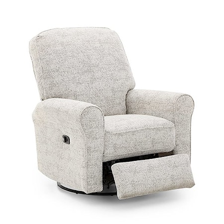 Power Tilt Headrest Swivel Glider Recliner