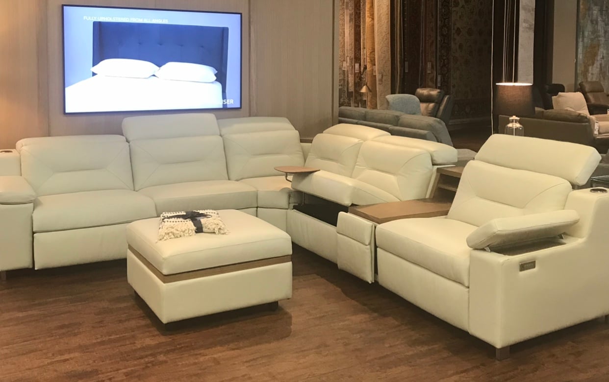 5 Piece Power Recline Sectional