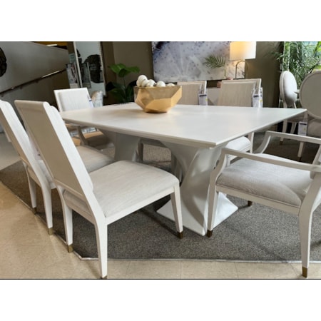 7 Pc Set -Table, 2End Chairs & 4Side Chairs