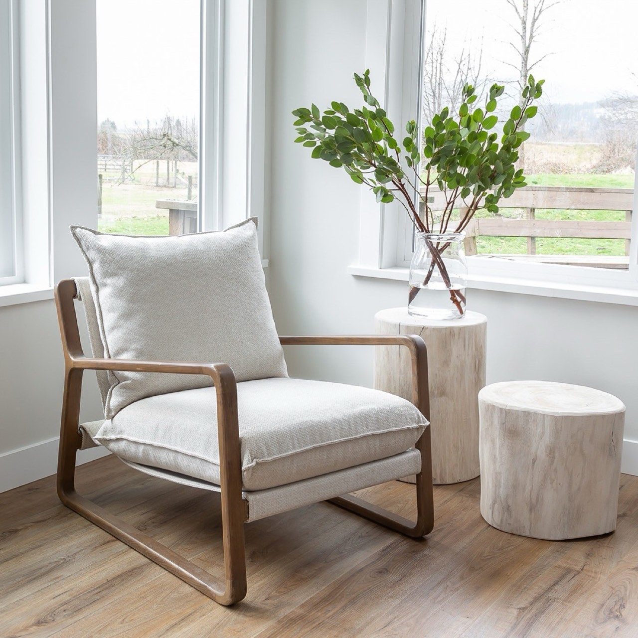 Finn Cream Sling Chair