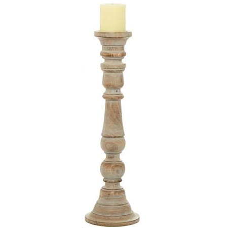 Wood Candle Holder Medium