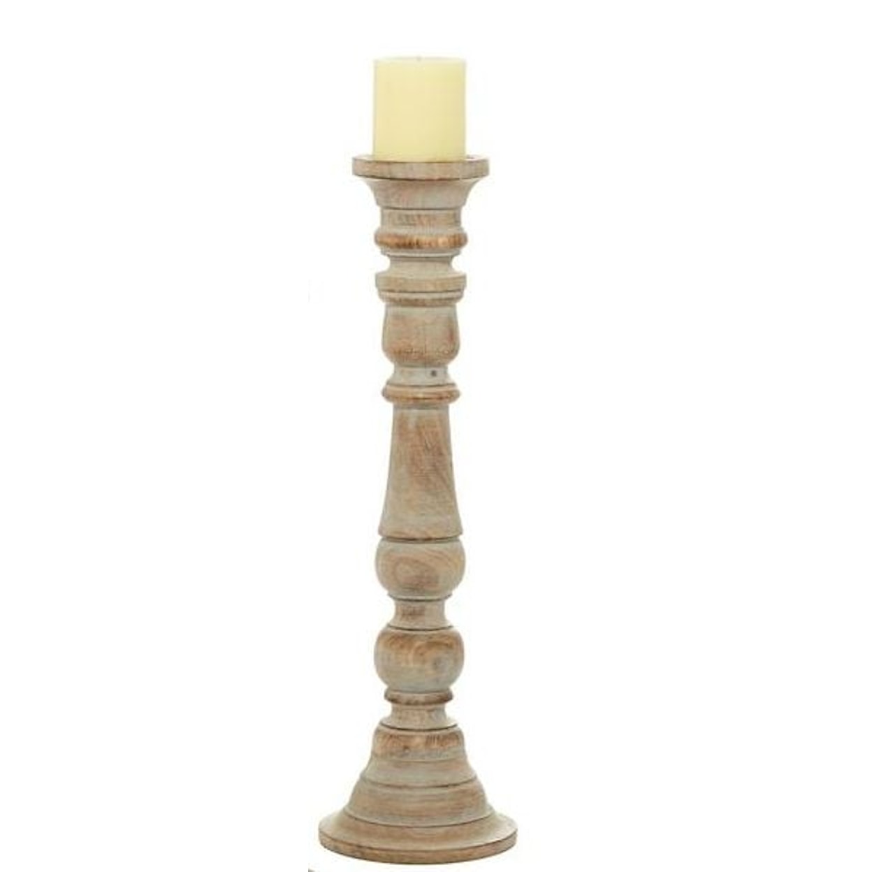 UMA Enterprises, Inc. Accessories Wood Candle Holder Medium