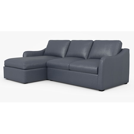 Sectional Sofa Chaise with Sofa Bed