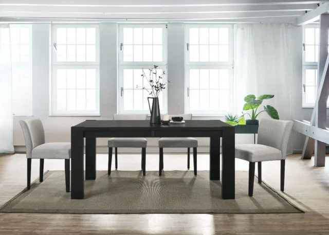 Donald Choi Canada Bloc 199.260653-01 Black Dining Table - One 18