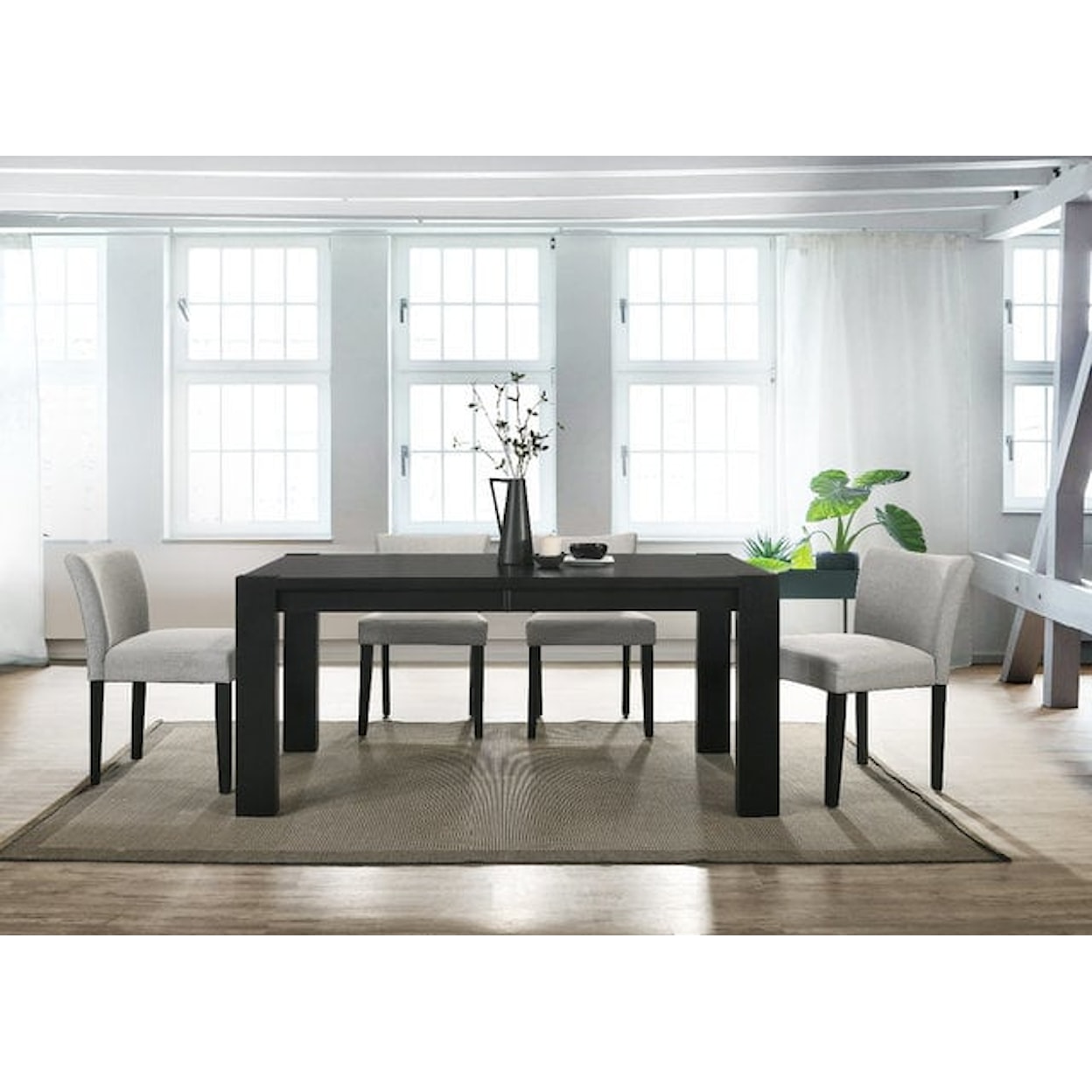 Donald Choi Canada Bloc Black Dining Table