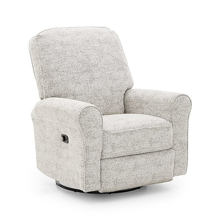 Power Tilt Headrest Swivel Glider Recliner