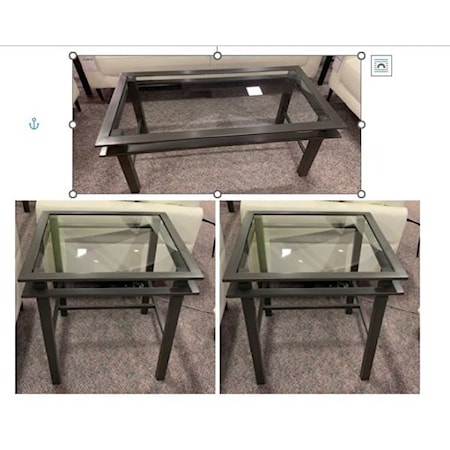 1 COCKTAIL AND 2 END TABLES
