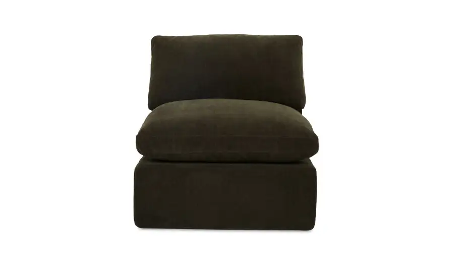 Slipper Chair Dark Green