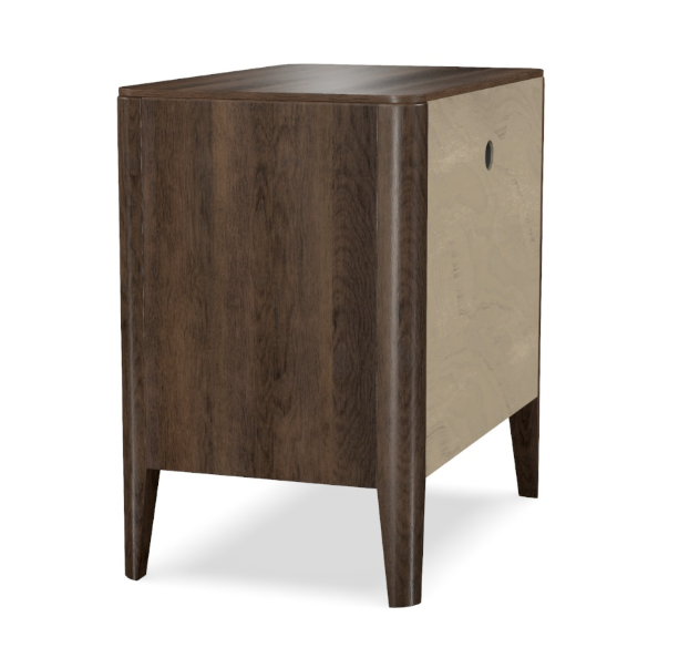 Open Nightstand w/Charging Station
