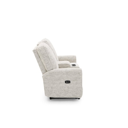 Power Tilt Headrest Rocker Console Loveseat