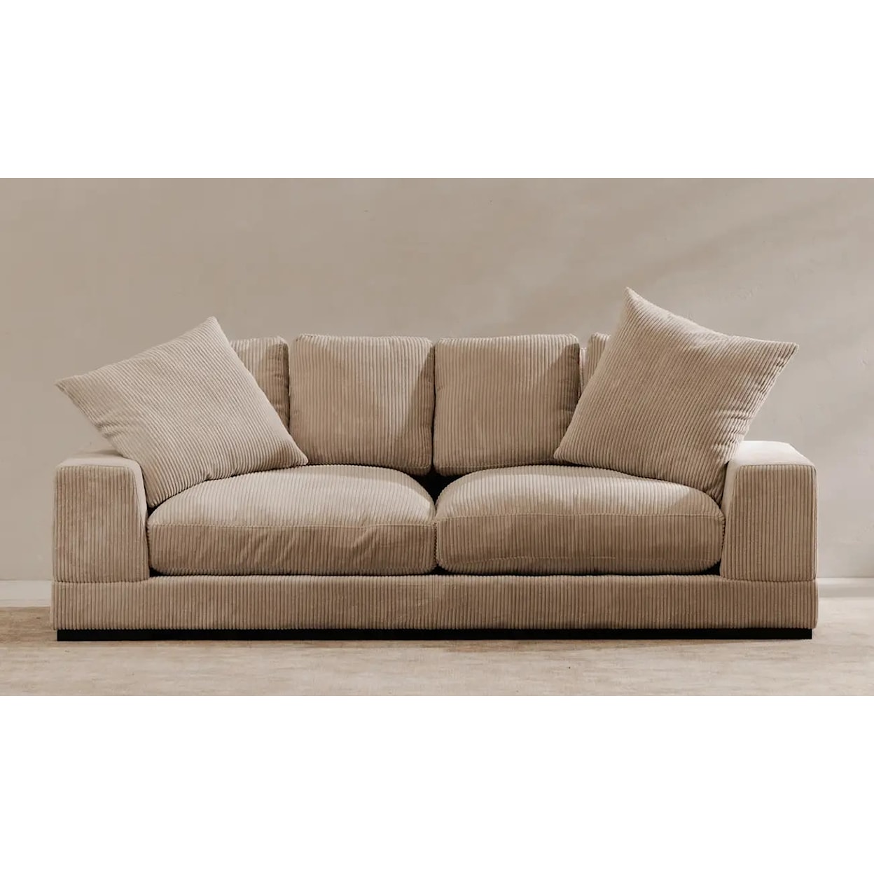 Moe's Home Collection Plunge Cappuccino Plunge Sofa