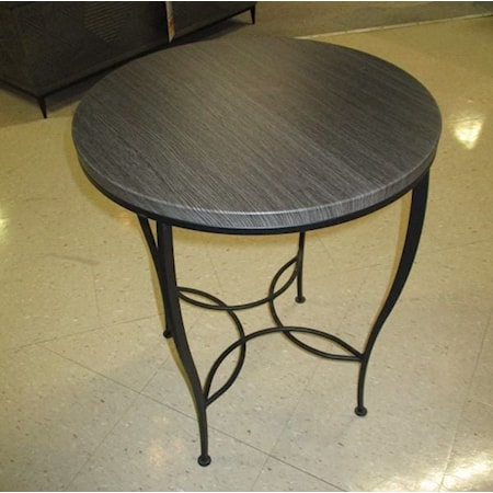 Grey end table