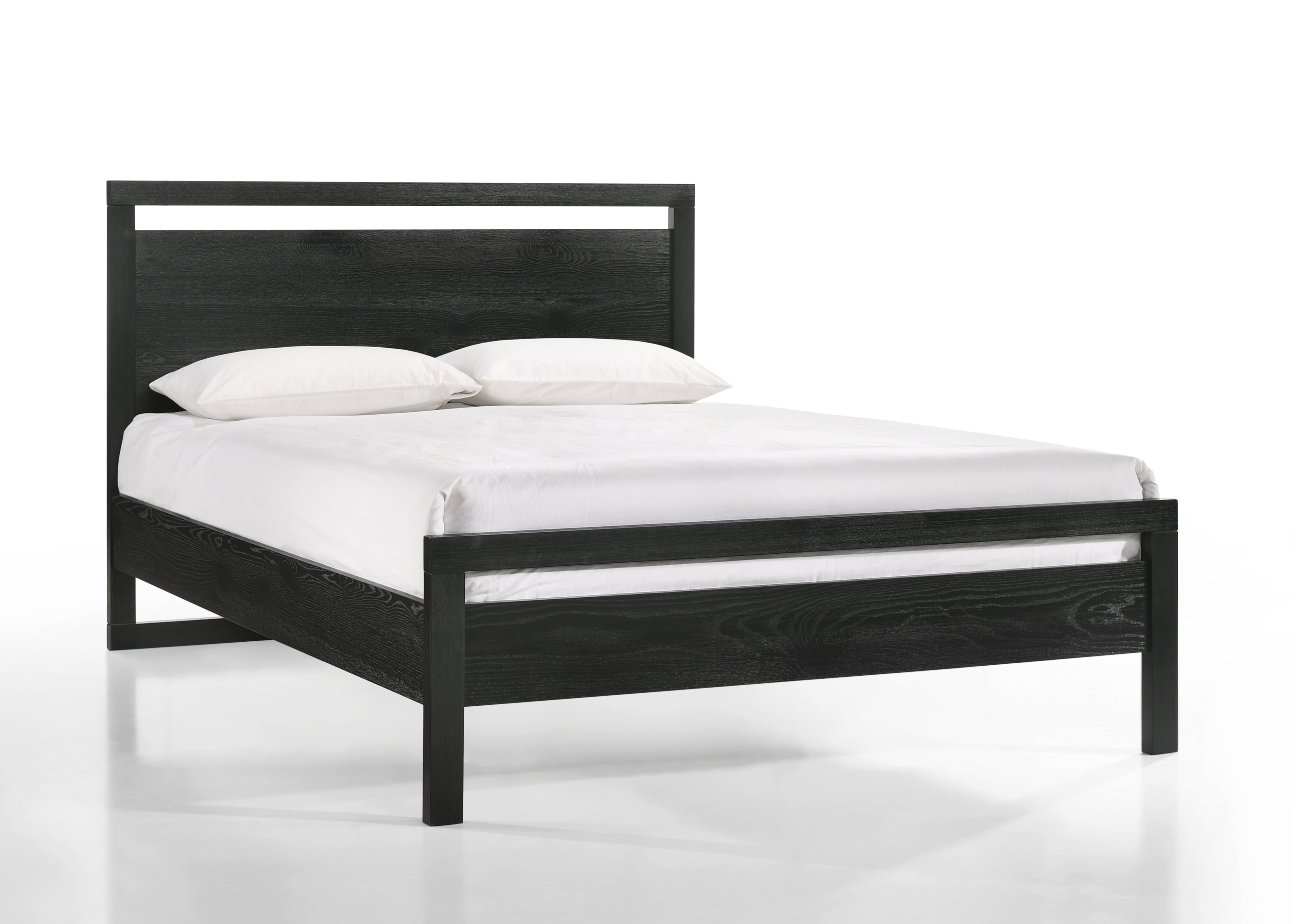 Queen Bed - Black Finish