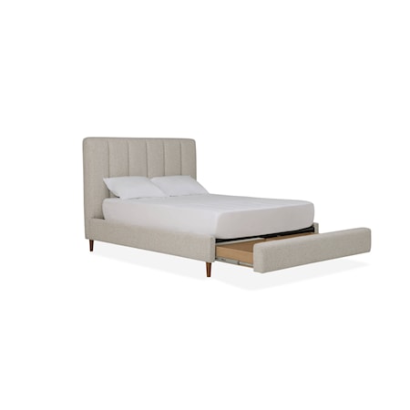 Queen Storage Upholstered Bed