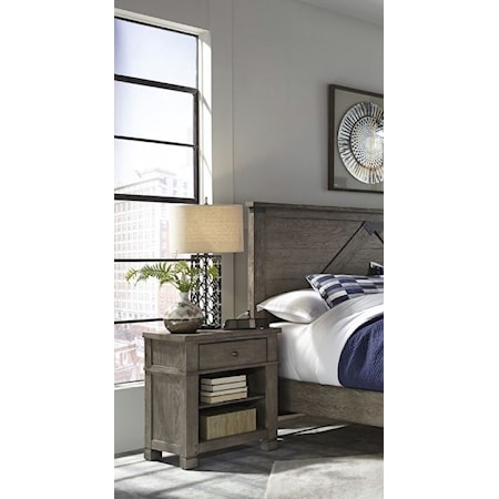 2 Piece Set - Queen Bed and Night Stand