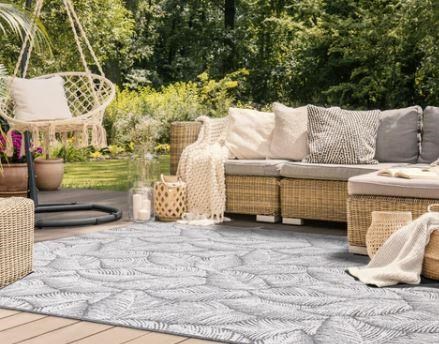 Bristol 5x8 White/grey