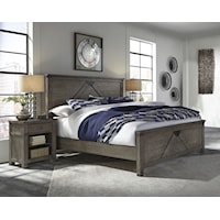 Queen Bed and Night stand Set
