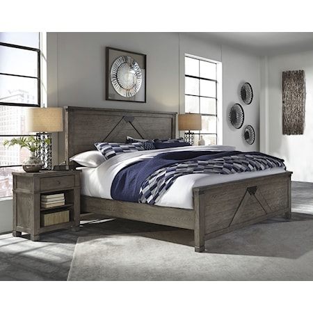 Queen Bed and Night stand Set