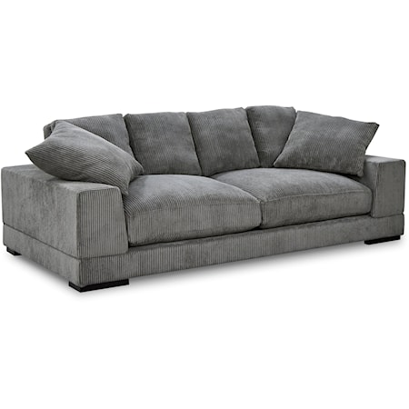 Charcoal Plunge Sofa