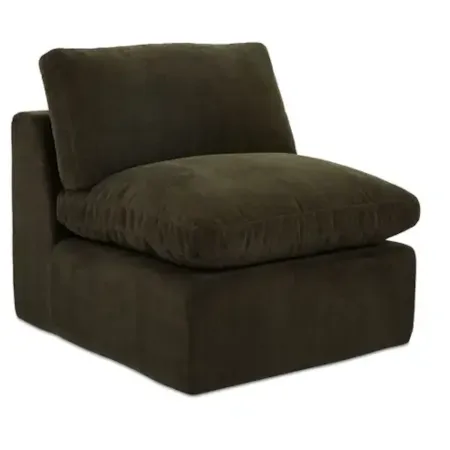 Slipper Chair Dark Green