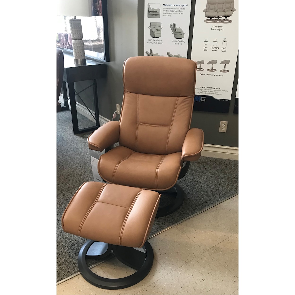 IMG Norway Nordic Large Recliner and Ottoman