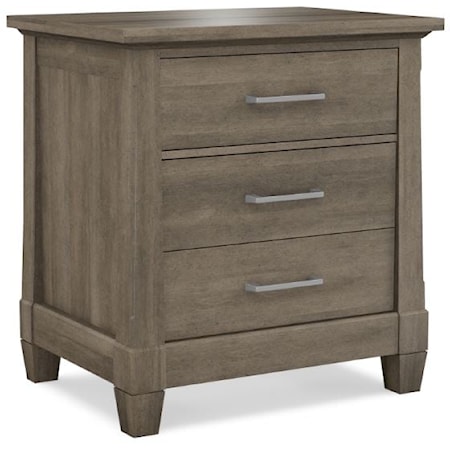 Three-Drawer Nightstand