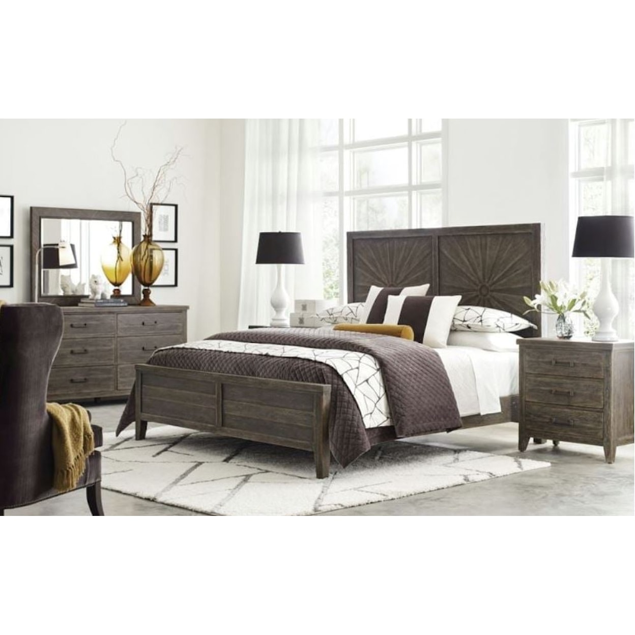 American Drew Emporium Queen Bed