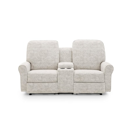 Power Tilt Headrest Rocker Console Loveseat