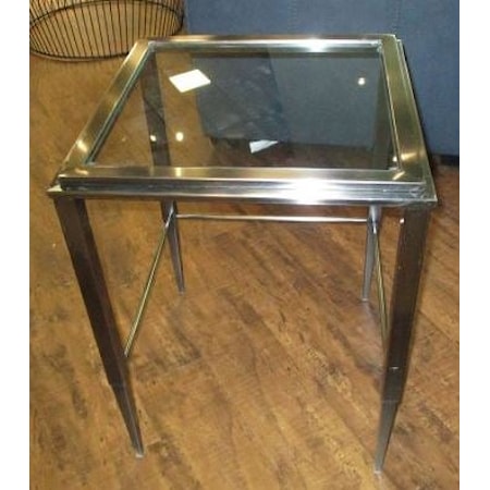 Pewter End Table