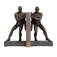 Figure Bookend Pair