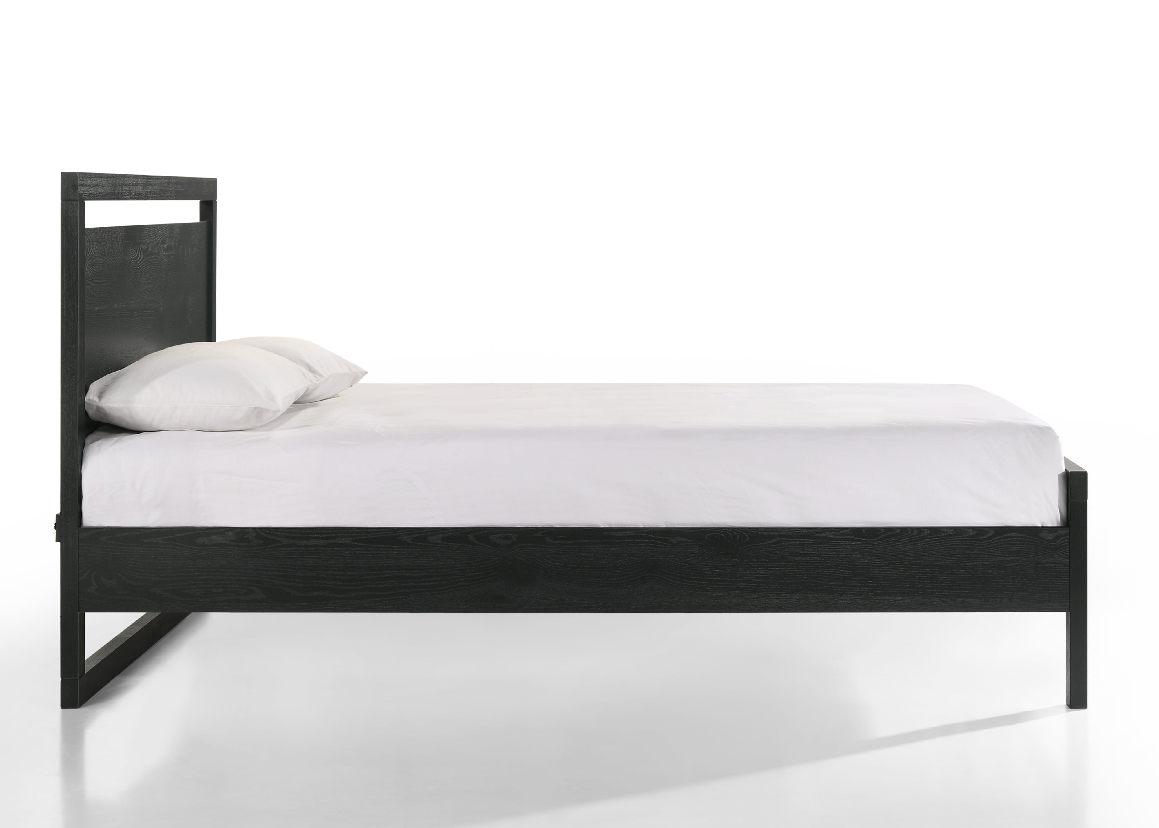 Queen Bed - Black Finish