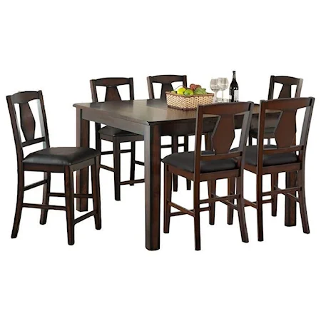 Tuscan Hills Extendable 7 Piece Counter Height Dining Set