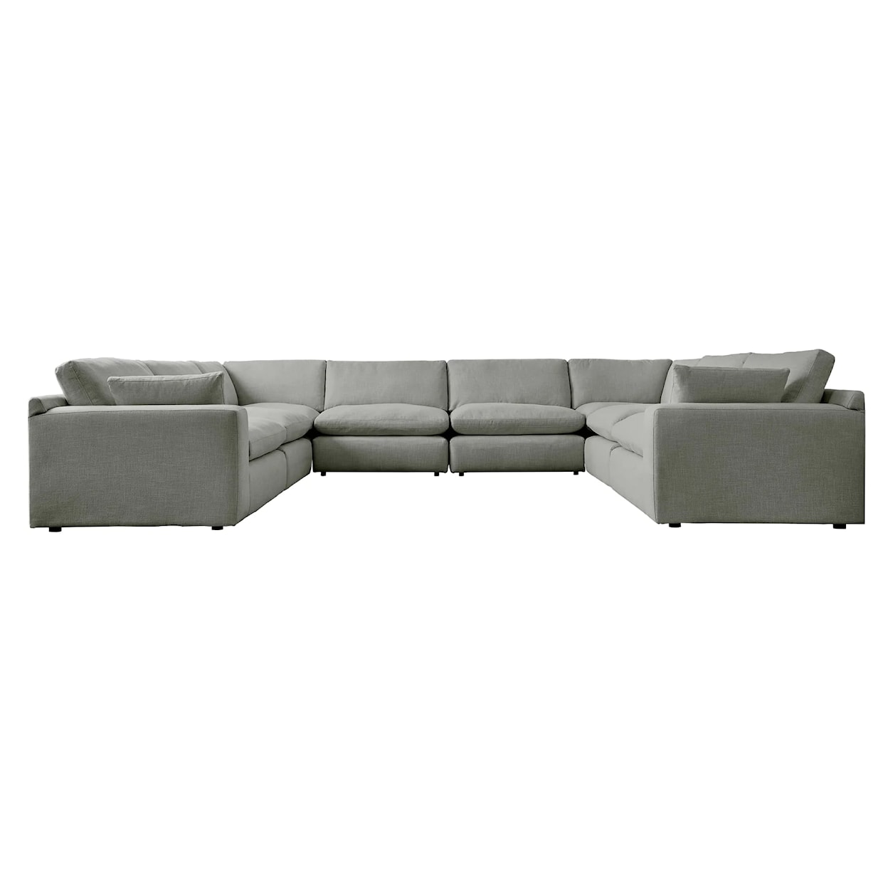 Ashley Furniture Benchcraft Elyza 8-Piece U-Shape Modular Sectional