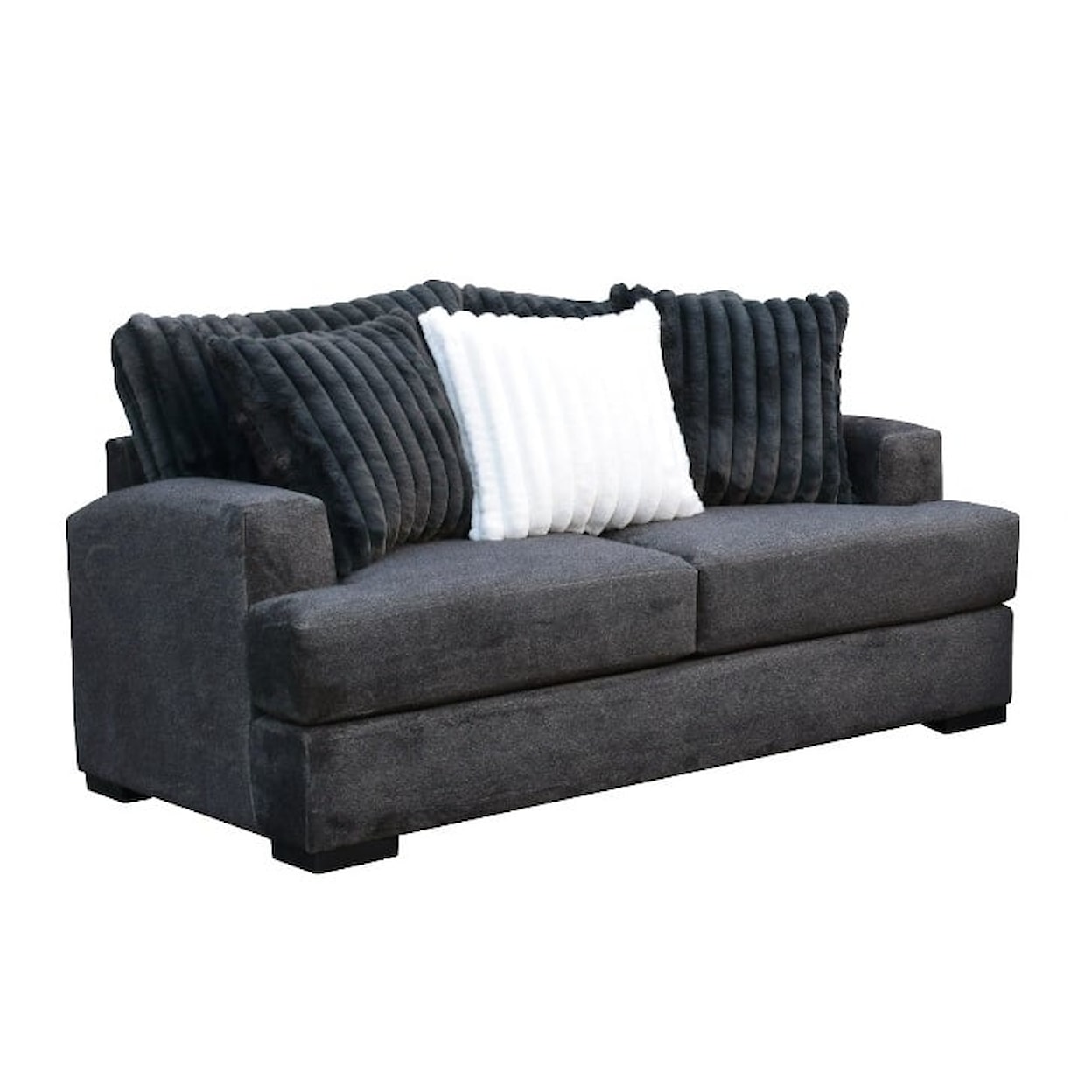 Exclusive Owen Owen Loveseat Tweed Gunmetal Mondo GunMetal