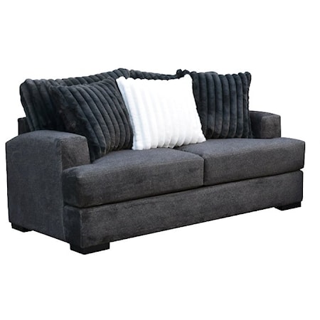 Owen Loveseat Tweed Gunmetal Mondo GunMetal